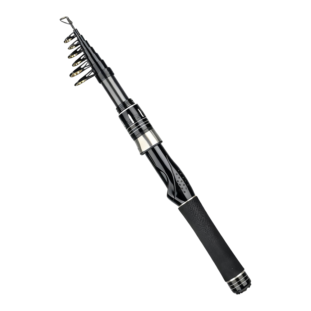 Telescopic Fishing Rod - Canne à pêche télescopique ultralégère en