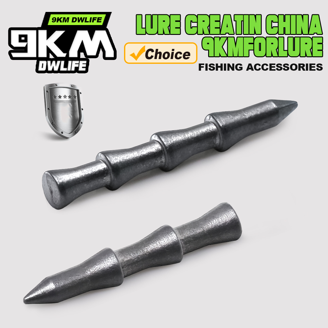 Bass Fishing Lure - Plombs de poids à ongles pour
