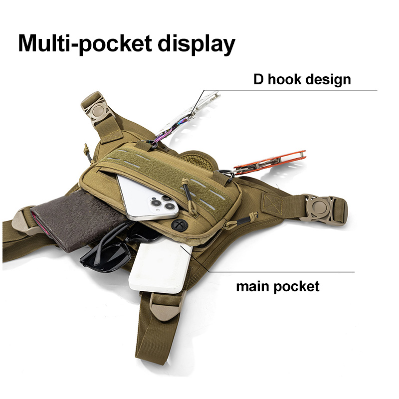 Sac de poitrine tactique, gile - Fishing Backpack avis et prix