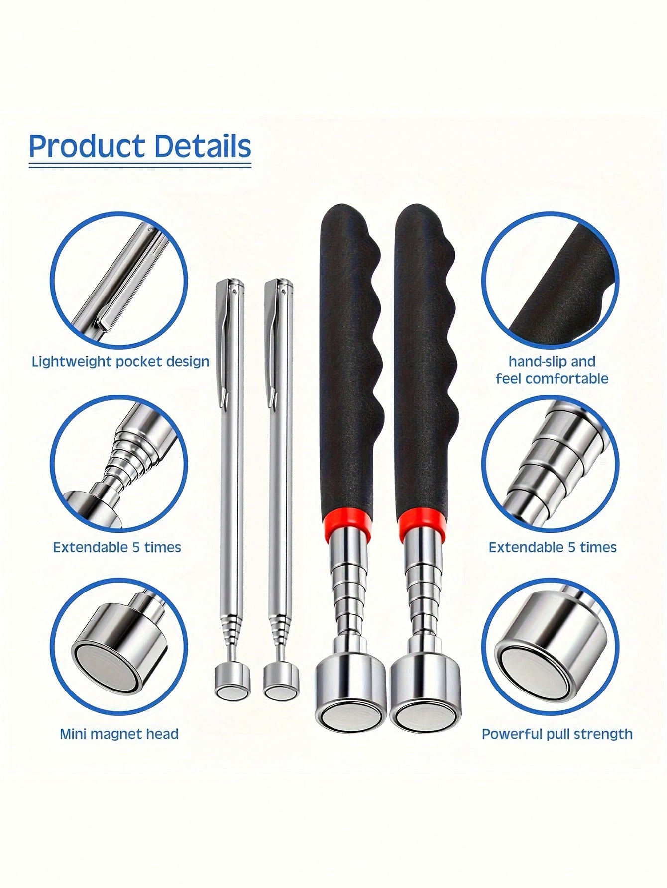 Outil de ramassage magnétique  - Telescopic Fishing Rod avis et prix