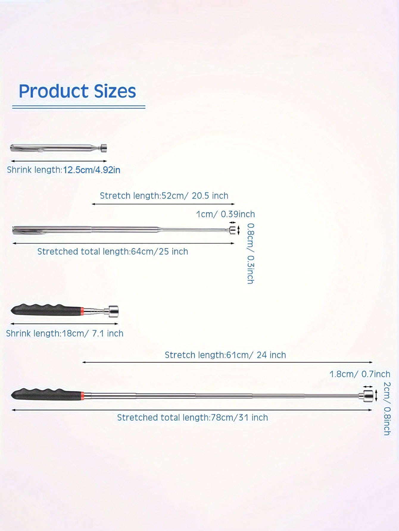 Outil de ramassage magnétique  - Telescopic Fishing Rod avis et prix